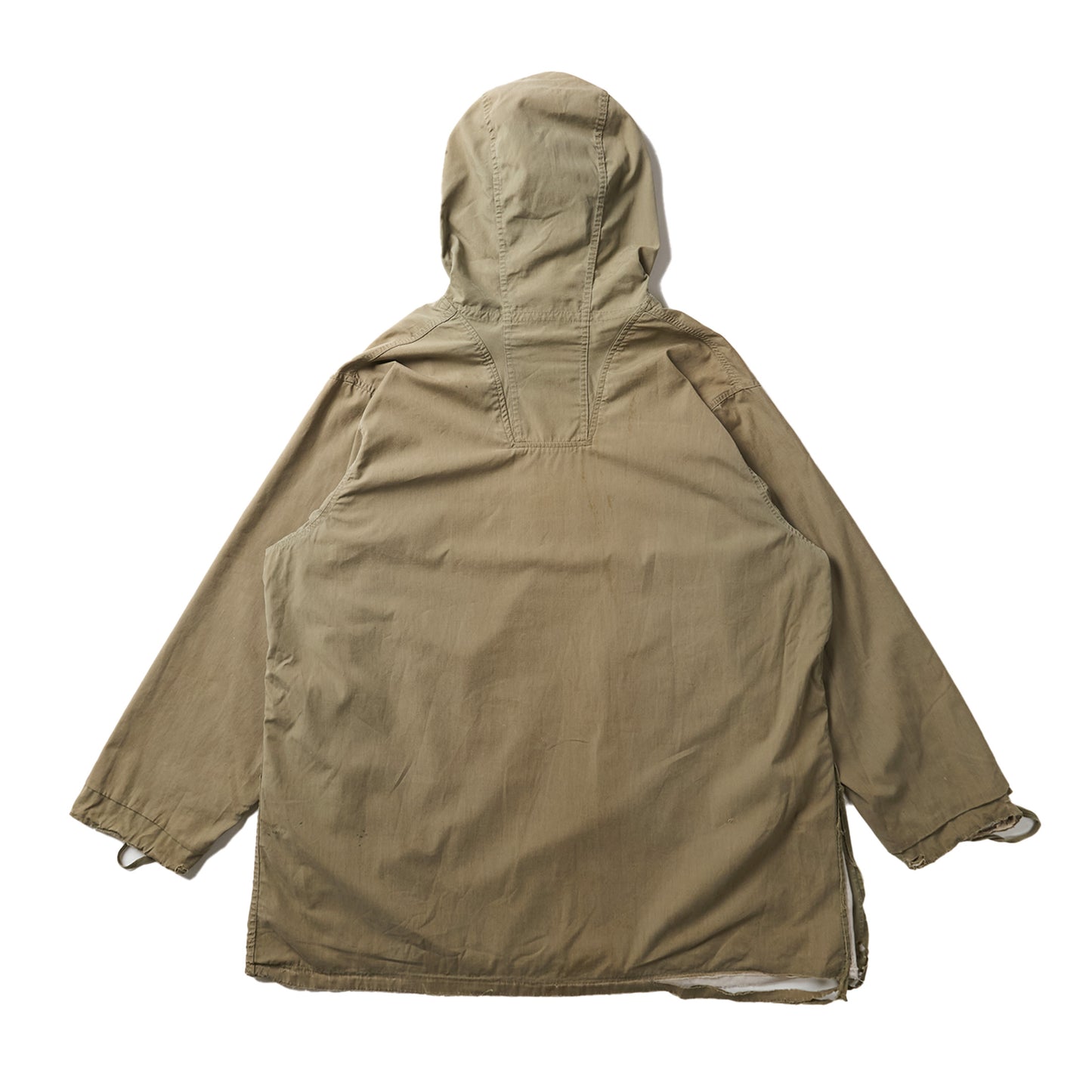 DISTRESSED PULLOVER PARKA