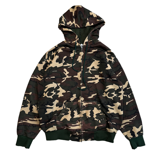 CAMO ZIP HOODIE