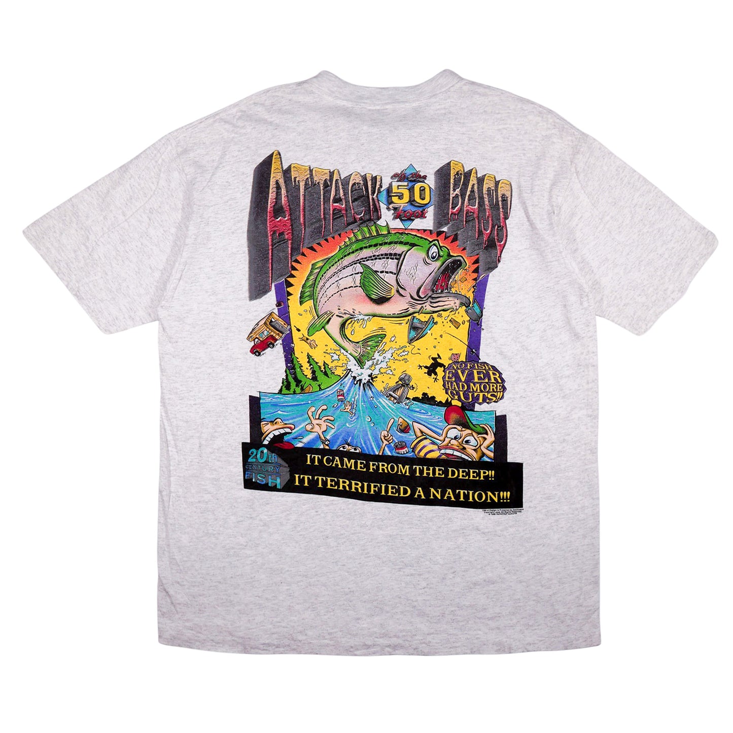 ATTACK OF THE 50 FOOT BASS T-SHIRT
